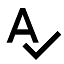 Spellcheck icon