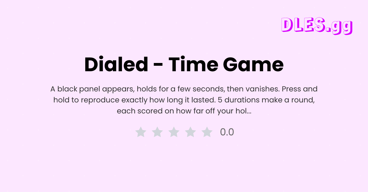 Play Dialed - Time Game free — Daily Numbers and Logic game | DLES.gg