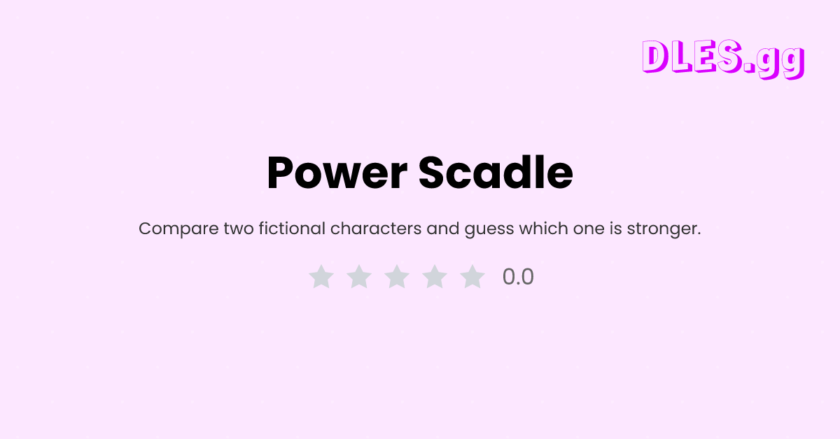Play Power Scadle free — Daily Misc game | DLES.gg