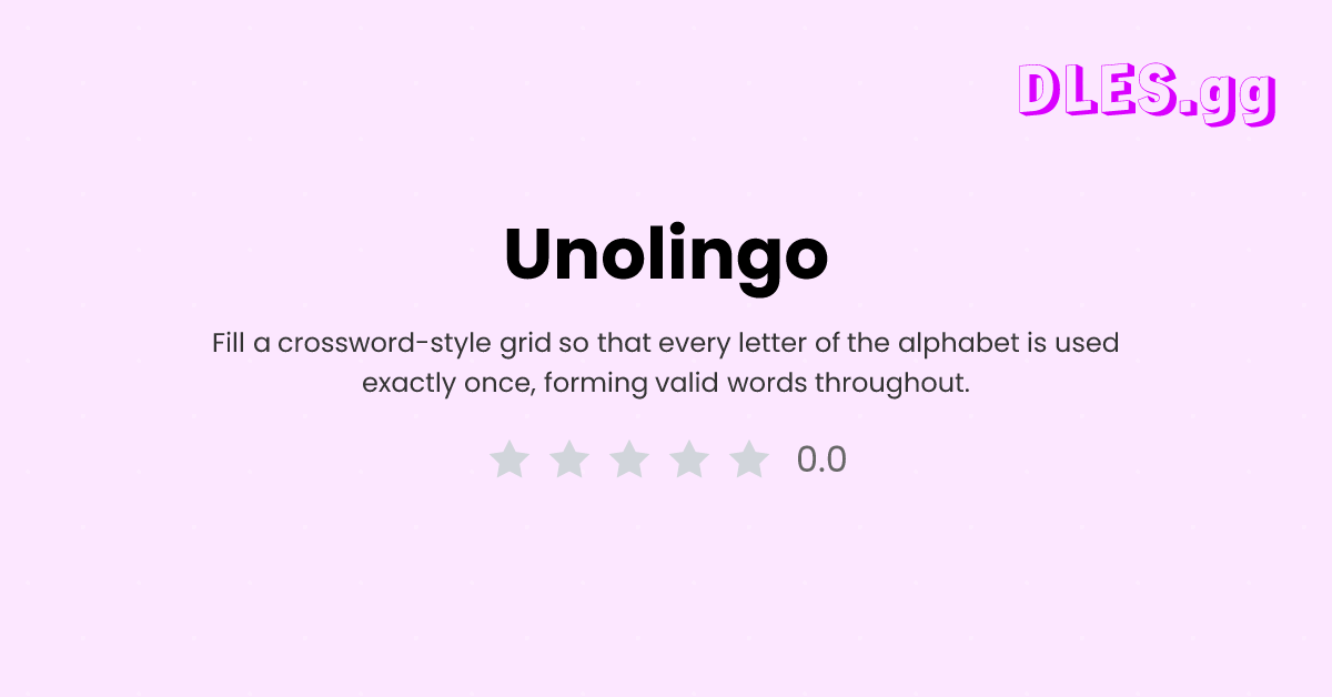 Play Unolingo free — Daily Words game | DLES.gg