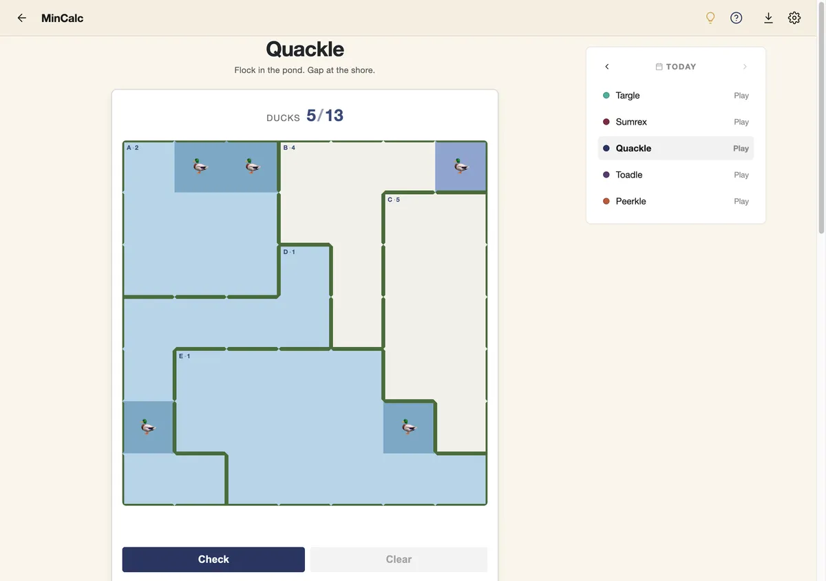 Quackle game board before the first move
